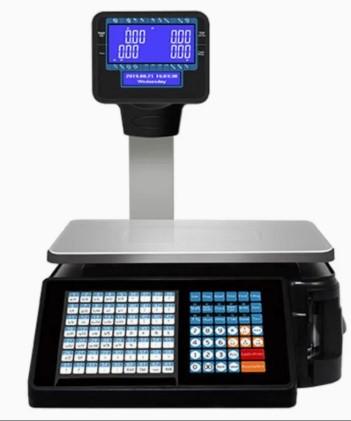 Balanza Electrónica con impresor de Etiquetas