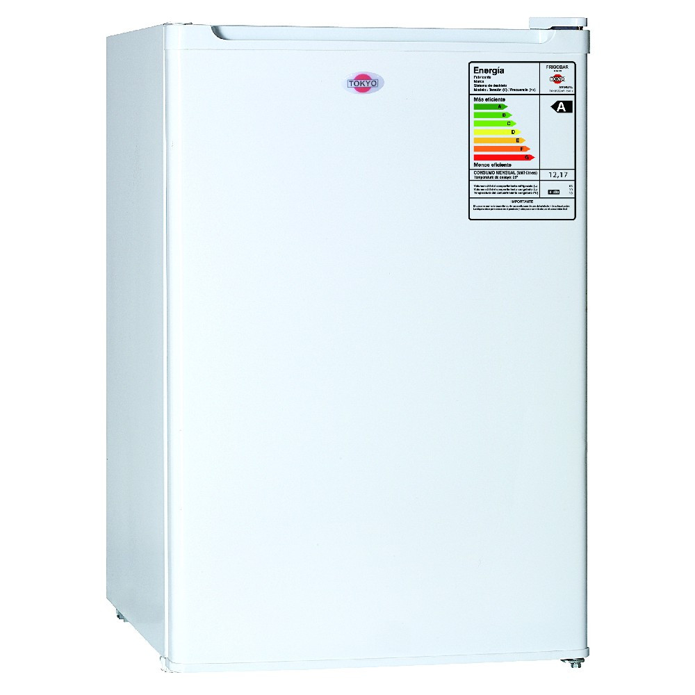 Esta Heladera modelo TOKH9 de frío húmedo ideal para nuestro clima posee una capacidad de 76 litros y está pensada para tu Oficina gracias a su modelo compacto que consta con 2 rejillas removibles para separar alimentos.

Descripción
* Frío húmedo Semitropicalizado.
* Estantes regulables de vidrio.
* Capacidad 76 Litros.
* 2 rejillas removibles.
* Gas Eco R600a.

MEDIDAS DEL PRODUCTO
* Ancho 48 cm.
* Altura 71 cm.
* Profundidad 45 cm.

Imágenes meramente ilustrativas. Imágenes e información sujetas a cambios sin previo aviso.

Medidas del Packaging
CAPACIDAD: 76 Litros
COLOR: BLANCO
TAPAS: 1 Unidades
TENSION ELECTRICA: 220 VOLTIOS
FRECUENCIA ELECTRICA: 50 HERTZ
POTENCIA: 75 Watts
ANCHO: 47 CM
ALTO: 71.5 CM
LARGO: 48.5 CM
PESO: 19000 GR