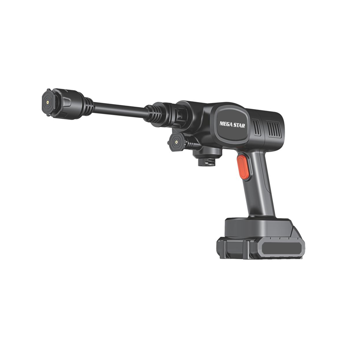 Hidrolavadora Portatil a Bateria - LA002

Batería: 1300mAh 
Potencia: 150W 
Presión: 108psi 
Caudal máximo: 180L/H 
Bomba de émbolo: 12 émbolos individuales 
DC 18.5V 
AC 110-220V 50/60Hz 
Accesorios incluidos: 1 manguera de agua, 1 cargador, 1 dispensador de espuma, 2 boquillas, 1 pistola de alta presión, 1 filtro, 1 conector rápido, 1 batería