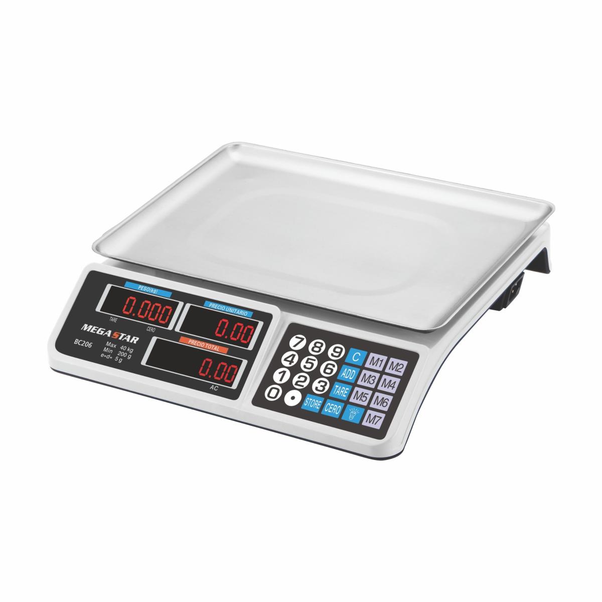 ¡Descubre la balanza electrónica perfecta para potenciar tu negocio! Con su cómputo de precio, podrás calcular de manera eficiente el valor de tus productos y optimizar tus ganancias. Su display LED de alta calidad garantiza una lectura clara y precisa en todo momento. Soporta hasta 40 kg, brindándote la capacidad necesaria para manejar grandes volúmenes de mercancía. Con una graduación de 5g, obtendrás mediciones exactas para un control preciso del inventario. La batería recargable te asegura un uso constante y el voltaje de 110~220V se adapta a cualquier entorno. No dejes pasar esta oportunidad de mejorar tu negocio con nuestra balanza electrónica confiable y de calidad. ¡Haz tu pedido ahora y potencia tu éxito empresarial!


CARACTERÍSTICAS
Cómputo de precio
Display LED
Soporta hasta 40 Kg
Graduación 5g
Memorias para 7 funciones
Apagado automático
Batería recargable
Voltaje: 110~220V