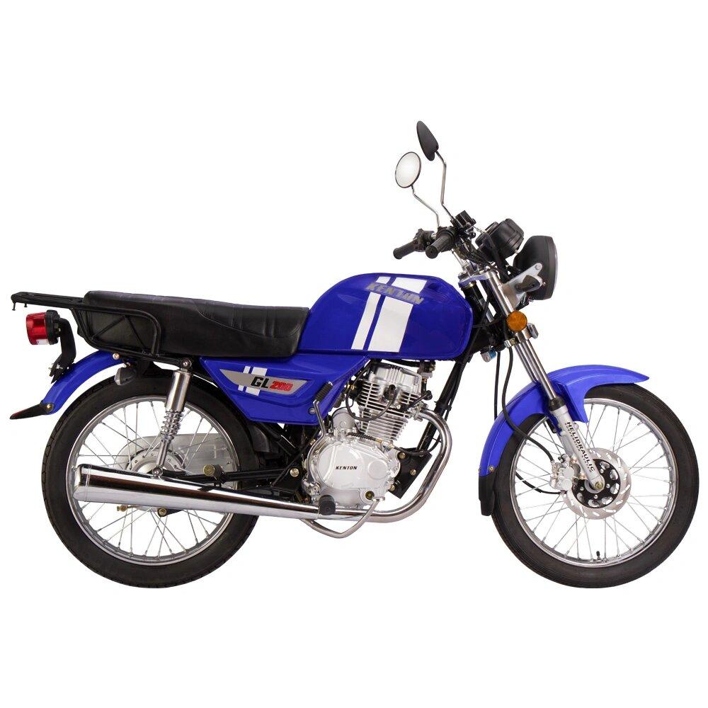 Detalles

Confiable, robusta y muy económica, es una moto diseñada para emprender nuevos proyectos y pequeños negocios. Diseño resistente y eficiente combinado con lo clásico, para acompañar tú día a día laboral con la máxima seguridad y confort. Cuenta con un motor de 200 cc de 4 tiempos, 5 cambios con embrague, motor refrigerado a aire, encendido CDI (Ignición por Descarga de Condensador) eléctrico y a pedal, llantas con rayos reforzados, un tanque rediseñado con mayor capacidad para un consumo promedio de 3.5 lts cada 100 km, y para estar siempre conectado cuenta con cargador USB.

Especificaciones
- Marca: KENTON
- Modelo: GL 200
- Tipo de Producto: MOTOCICLETA
- Tipo de Motor	MOTOR: OHV 200CC CON DISTRIBUCIÓN A VARILLA, 4 TIEMPOS, MONO CILÍNDRICO, REFRIGERADO POR AIRE.
- Tipo de cambio en caja: MECÁNICA
- Alimentación:	CARBURADOR
- Neumático Delantero: 2.75-18
- Neumático Trasero: 3.00-18
- Tipo de Moto: UTILITARIA

- COLORES: ROJO - AZUL - NEGRO