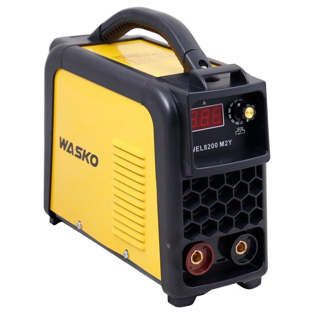 Detalles

WEL8200M2Y – Soldador WASKO Inverter MMA 200A WASKO es tu mejor aliado en tecnología de soldadura, y el soldador WEL8200M2Y es una opción confiable para trabajos exigentes. Con 200A de potencia y tecnología inverter MMA, garantiza una soldadura estable y eficiente, ideal para aplicaciones industriales y talleres de metalurgia. WASKO es tu mejor aliado para obtener resultados precisos y duraderos en cada trabajo. Descubrí más sobre el soldador WASKO Inverter MMA WEL8200M2Y y cómo puede potenciar tu rendimiento.

Especificaciones
- Voltaje en vacío: 62V
- Frecuencia: 50-60
- Rango de espesor: -
- Ciclo de trabajo: 1.6-4MM
- Modelo: WEL8200M2Y
- Tipo de electrodo: E6013-E7018
- Rango de amperaje: 20-200A
- Tipo de Producto: SOLDADOR
- Marca: WASKO
