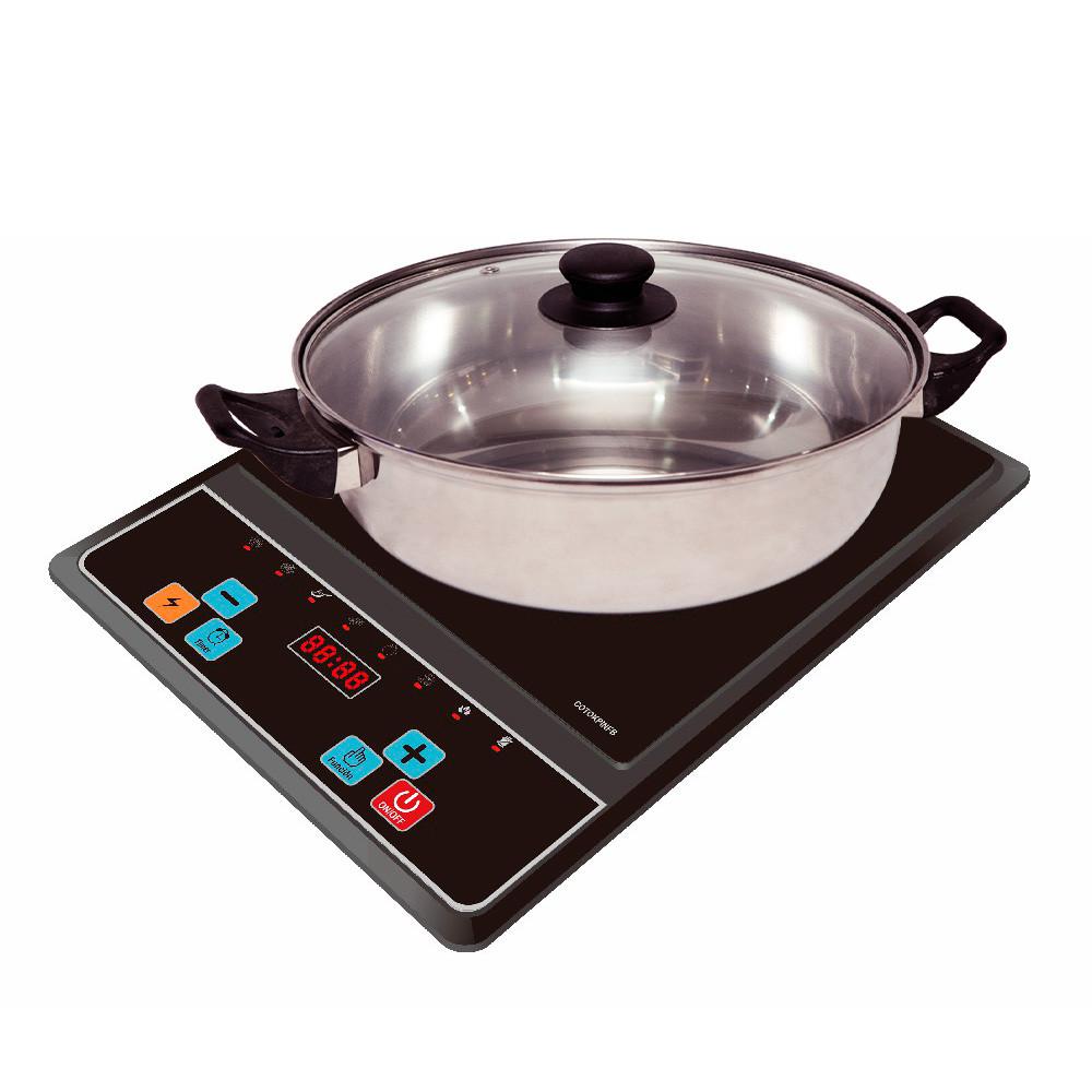 Descripción
* Protección a sobrecalentamiento.
* Pantalla y menús regulables.
* Incluye olla de regalo.
* Cocción infrarroja.
* Potencia 2.000W.
* Manejo simple.
* Timer digital

Imágenes meramente ilustrativas. Imágenes e información sujetas a cambios sin previo aviso.

Medidas del Packaging
- ANCHO: 17.5 CM
- ALTO: 40 CM
- LARGO: 31.5 CM
- PESO: 2620 GR
- POTENCIA: 2000 Watts
- TENSION ELECTRICA: 220-240 VOLTIOS
- FRECUENCIA ELECTRICA: 50/60 HERTZ