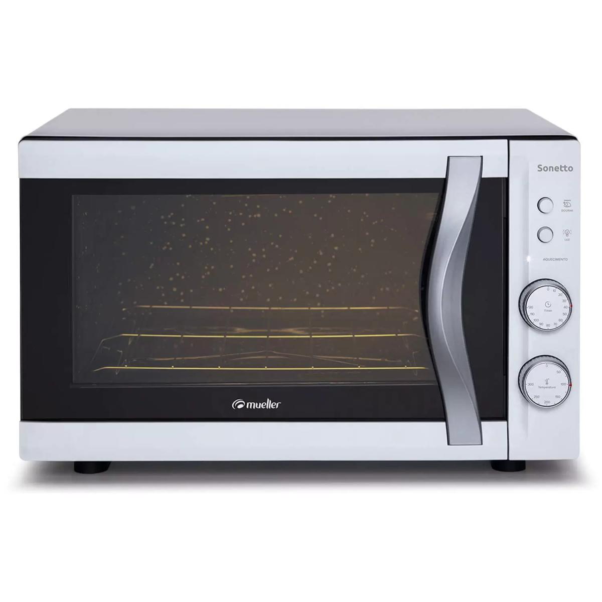 CARACTERÍSTICAS:

- Capacidad: 44 lts.
- Luz interna.
- Control automático de temperatura.
- Ventana de aire.
- Grill.
- Bandeja de salsas.
- Timer de hasta 120 min.