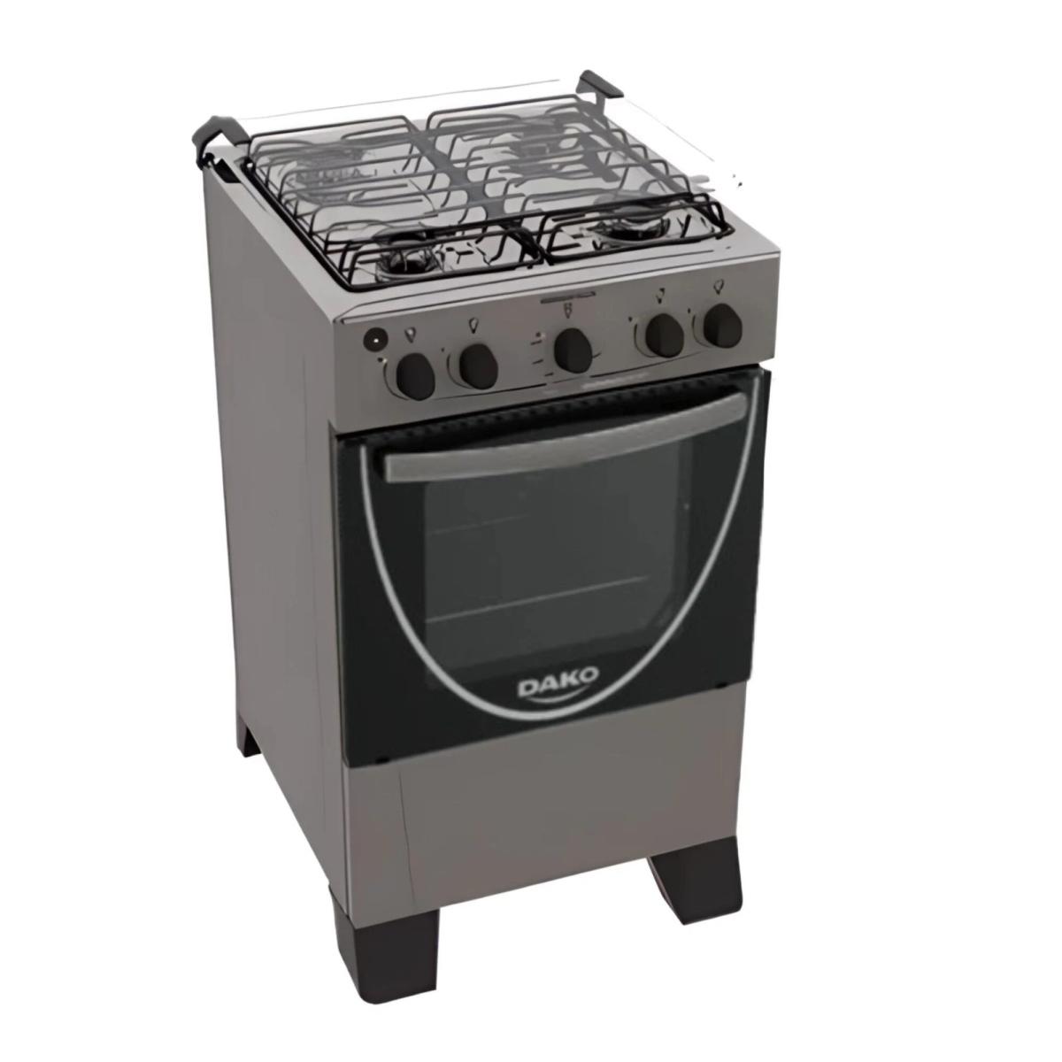 Cocina Dako Amazonas 4H Gris 1797

La cocina Dako Amazonas 4H Gris 1797 ofrece funcionalidad y estilo. Cuenta con 4 hornallas, tapa de vidrio templado y respaldo. Su horno Easy Clean facilita la limpieza, y la puerta del horno posee un elegante vidrio curvado y espejado que aporta un toque moderno. Ideal para quienes buscan practicidad, diseño y eficiencia en su cocina diaria.

Características técnicas. 

- Modelo: Dako Amazonas 4H Gris 1797
- Color: Gris
- Tipo de gas: Gas (natural o GLP, según configuración)
- Cantidad de hornallas: 4
- Material de la mesada: Acero inoxidable
- Tapa superior: Vidrio templado curvado y espejado
- Doble vidrio para mejor aislamiento térmico
- Diseño: Elegante y moderno 
- Puerta del horno con buen aislamiento térmico
- Easy Clean (limpieza fácil)

Dimensiones:

- Alto: 74 cm.
- Ancho: 48 cm.
- Profundidad: 52 cm.
- Horno y hornallas a gas
- Medidas del horno de la cocina

- Alto: 28cm
- ancho: 37 cm
- Profundidad: 45 Cm