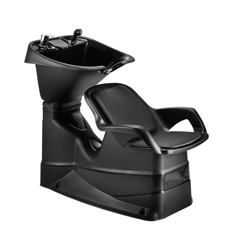 - Ancho: 59,00 cm 
- Largo: 118,00 cm 
- Altura: 99 cm
- Ángulo de reclinación de la bacha: 20°
- Volumen Total de la Bacha: 29,50 litros
- Profundidad de la Bacha: 34,00 cm
- No incluye calentador

El lavacabezas con la mejor relación costo beneficio del mercado.

Bacha: Tiene una bacha reclinable grande y profunda que facilita las tareas al lavar el cabello largo y voluminoso, hecha de material que resiste a las manchas y a los productos químicos. Presenta una forma anatómica en la región de acomodación del cuello, asegurando comodidad;

Ducha y Grifo: Cuenta con un grifo metalizado dos entradas, mangueras especiales y ducha;

Asiento: Contiene asiento y respaldo anatómicos, tapizados con espumas laminadas de alta calidad que brindan una gran comodidad;

Estructura: Su estructura en polímero inyectado es fuerte e impermeable, proporcionando mayor durabilidad al producto; ¡El Lavacabezas Champ es el más vendido en toda Latino América!