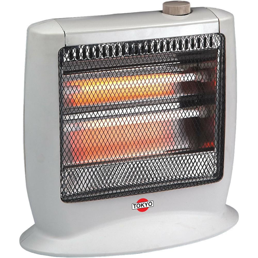 Esta estufa halógena modelo SOLIS TOKYO viene con infrarrojos y es ideal para espacios con poca ventilación.

Descripción
* Con dispositivo de corte de seguridad.
* Potencia 800W (2 x 400W).
* Con resistencias halógenas.
* Con luz piloto.

MEDIDAS DEL PRODUCTO.
* Ancho 33 cm (con la base).
* Altura 33 cm.
* Profundidad18 cm.

Imágenes meramente ilustrativas. Imágenes e información sujetas a cambios sin previo aviso.
Medidas del Packaging
ANCHO	20 CM
ALTO	38 CM
LARGO	38 CM
PESO	2000 GR