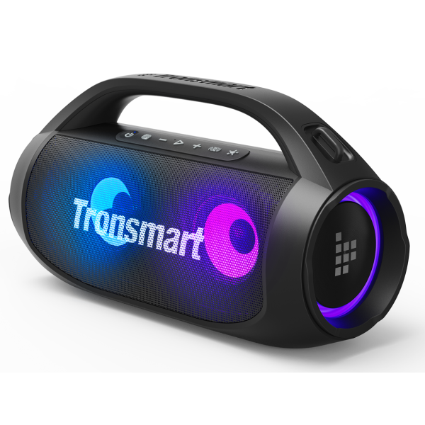 -Sonido estéreo cristalino de 40W.
-Resistente al agua IPX6.
-Ultra portátil con asa y correa desmontable.
-3 Modos de luz.
-24 Horas de reproducción.
-Emparejamiento estéreo.
-Tecnología SoundPulse®