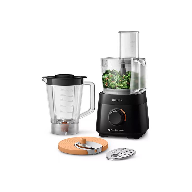 Procesadora de alimentos 3000 Series, Motor de 750 W de potencia, Capacidad del recipiente de 1,5litros, dos velocidades, 4 accesorios.
Potencia eléctrica 750 W, Voltios 220 V, 2 ajustes de velocidad.