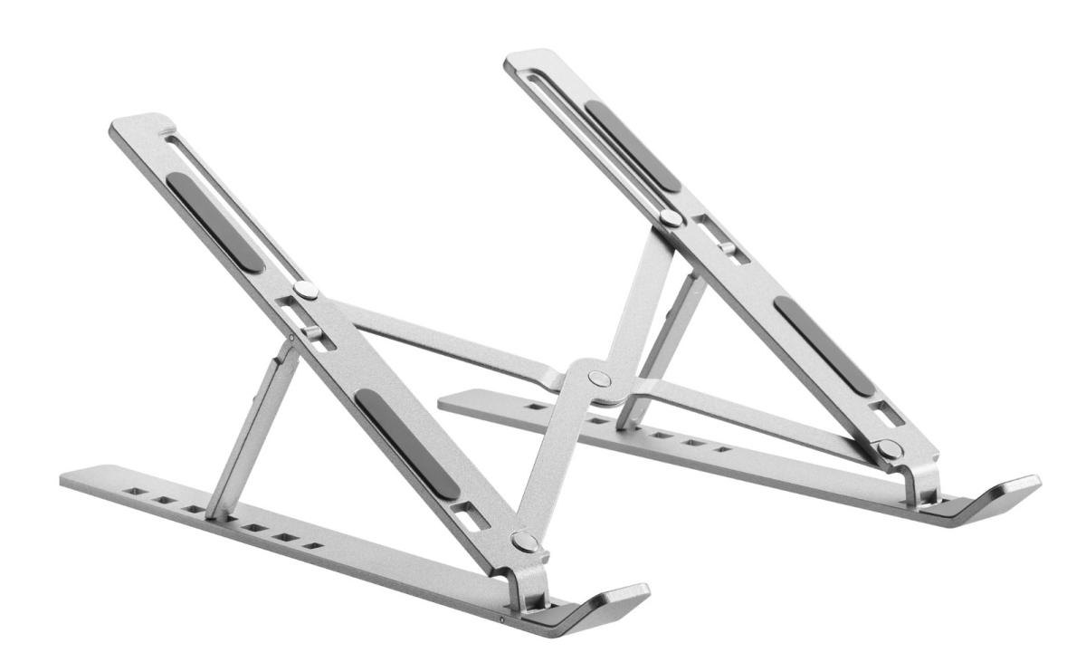 SOPORTE PARA NOTEBOOK UNIQUE

El Soporte Portátil RC-4A para Notebooks
Es una solución práctica y ergonómica para quienes buscan comodidad y eficiencia al trabajar. 
Fabricado con materiales ligeros y duraderos, ofrece un diseño ajustable que mejora la postura y evita tensiones en el cuello y espalda. 
Además, su diseño eleva la notebook, optimizando la ventilación del equipo y previniendo el sobrecalentamiento. Compacto y plegable, es fácil de transportar y almacenar, convirtiéndolo en un accesorio esencial para estudiantes, profesionales y gamers.