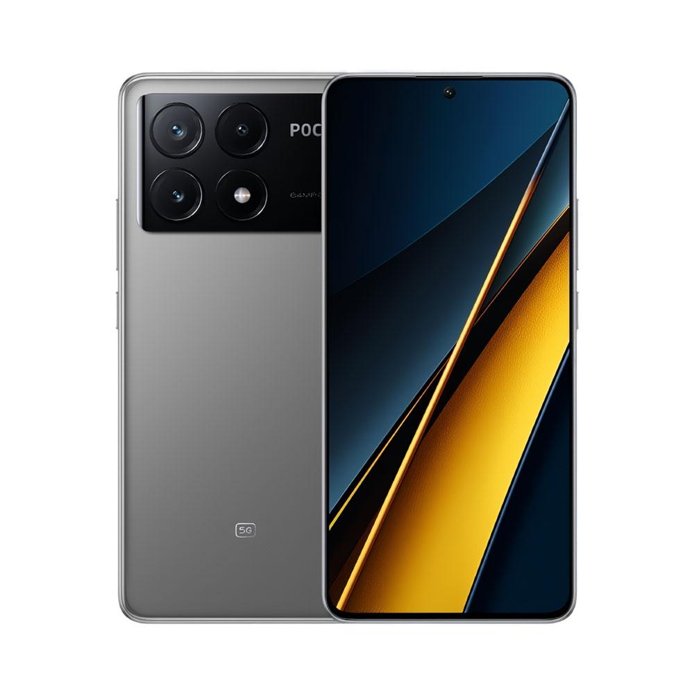 El Xiaomi Poco X6 Pro redefine el rendimiento con una arquitectura ARMV9 actualizada y ocho núcleos, brindando una experiencia de juego excepcionalmente fluida con carga rápida de juegos grandes y una velocidad de fotogramas estable. Su innovador diseño con grafito de gran superficie mantiene la batería y la pantalla frescas para un rendimiento óptimo. Equipado con la última pantalla Flow AMOLED de gama alta, con biseles ultradelgados y un brillo máximo ultra alto, ofrece una experiencia visual inigualable con contenidos HDR hasta 8 veces más brillantes y detalles impresionantes, adaptándose dinámicamente a diferentes condiciones de iluminación para una visualización cómoda y vívida.

- Modelo: Poco X6 Pro.
- Color: Grey.
- Tamaño de pantalla: 6.67".
- Tecnología de pantalla: AMOLED.
- Cámara Trasera: Triple 64Mp - 8Mp - 2Mp.
- Almacenamiento interna: 512GB.
- RAM: 12GB.
- Sistema Operativo: Android 14, HyperOS.
- Cámara Frontal: 16Mp.
- Lectores de acceso: Huella Digital.
- Procesador Gráfico: Malí G615-MC6.
- Procesador: Mediatek Dimensity 8300 Ultra.
- CPU: (8) Octa-core.
- Resistencia al agua: IP54 Certificado.
- Interfaz: USB Type-C 2.0, OTG.
- Resolución: 1220 x 2712p.
- Batería: Li-Ion 5000 mAh.