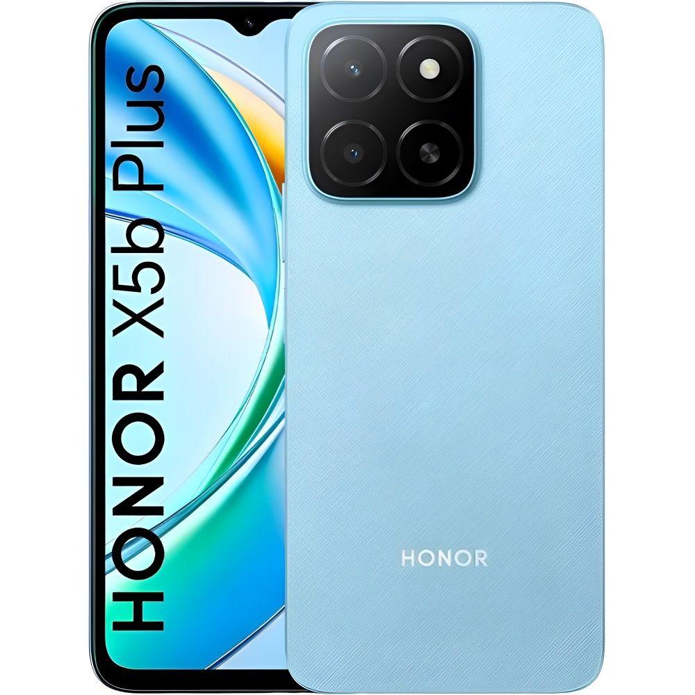 El Honor X5b Plus Dual 256 GB es el smartphone ideal para quienes buscan una combinación perfecta de diseño, rendimiento y funcionalidad. Equipado con una impresionante pantalla TFT LCD de 6.56 pulgadas y una resolución de 720 x 1612 píxeles, este teléfono ofrece una experiencia visual inmersiva, perfecta para ver tus series y películas favoritas con la máxima claridad y colores vibrantes. La cámara principal de 50 MP garantiza que cada momento sea capturado con detalle impecable, incluso en condiciones de poca luz, mientras que la cámara frontal de 5 MP es perfecta para selfies de gran calidad y videollamadas nítidas. Además, con su amplia capacidad de almacenamiento de 256 GB, tendrás espacio de sobra para todas tus aplicaciones, fotos y archivos esenciales. El Honor X5b Plus está diseñado para ser un compañero confiable, ofreciendo un rendimiento fluido que satisface las necesidades diarias de comunicación y entretenimiento. Ideal para estudiantes, profesionales y cualquier persona que valore la calidad sin comprometer el presupuesto, este dispositivo es una solución completa para el usuario moderno.

Más información
- Marca	Honor
- Memoria RAM	4 GB
- Tipo de SIM	Nano SIM
- Tamaño de pantalla	6.56"
- Bandas 3G	1 (2100 Mhz), 2 (1900 Mhz), 5 (850 Mhz), 8 (900 Mhz)
- Conectividad Inalámbrica	BeiDou, Bluetooth v5.1, GALILEO , GLONASS, GPS, Wi-Fi 802.11 a/b/g/n/ac
- Batería	5200 mAh
- Slot Micro SD	Hasta 2TB
- Bandas 2G	850 - 900 - 1800 - 1900
- Memoria Interna	256 GB
- Lectores de acceso	Huella Digital
- Tecnología de pantalla	TFT LCD
- Cámara Trasera	50Mp
- Sistema Operativo	Android 14, MagicOS 8
- Resolución de video	1080p FHD
- Velocidad	2.2 GHz
- Flash LED	Sí
- Cámara Frontal	5Mp
- Bandas 4G Latinas	B13 (700 Mhz), B17 (700 Mhz), B2 (1900 Mhz), B28 (700 Mhz), B3 (1800 Mhz), B4 (1700-2100 Mhz), B7 (2600 Mhz), B1(2100 Mhz), B5 (850 Mhz), B8 (900 Mhz), B12 (700 Mhz), B20 (800 Mhz), B66 (AWS-3), B40 (2300 Mhz), B41 (2500 Mhz), B19 (850 MHz), B18 (850 MHz), B26 (850 MHz)
- Procesador Gráfico	PowerVR GE8320
- Dual SIM	Si
- Interfaz	USB Type-C 2.0, OTG
- Resolución	720 x 1612p
- Rango de pantalla	Mayor o igual a 5.5
- CPU Procesador / Núcleos	(8) Octa-core