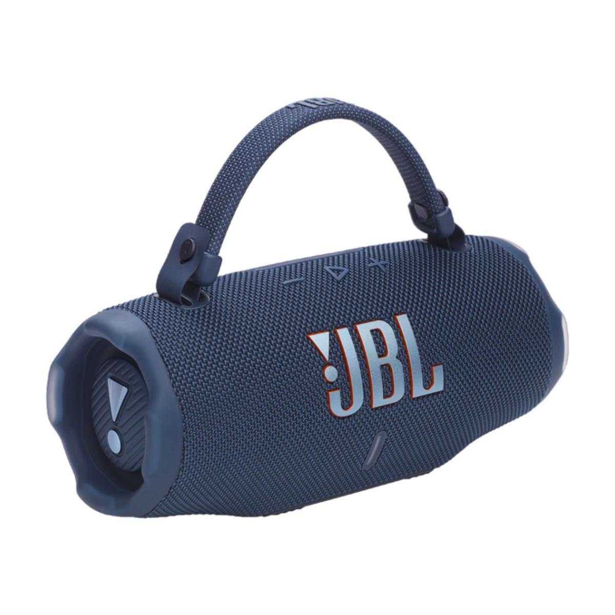 Speaker Jbl Charge 6 Azul

El JBL Charge 6 es un parlante portátil potente y resistente, ideal para cualquier aventura. Con 45 W de sonido nítido, bajos profundos y hasta 26 h de batería, ofrece conexión Bluetooth 5.4 estable, carga rápida USB-C y protección IP68 contra agua y polvo. Perfecto para fiestas, playa o aire libre, combina potencia, duración y estilo en un solo dispositivo.

Características técnicas.  

- Modelo: Charge 6.
- Color: Azul, Negro, Rojo
- Potencia: 45 W.
- Relación señal-ruido: 80 dB.
- Respuesta de frecuencia: 56 Hz - 20 kHz.
- Conectividad: Bluetooth 5.4.
- Autonomía: 26 horas aprox.
- Protección al agua: IP68.
- Interfaz: USB-C.