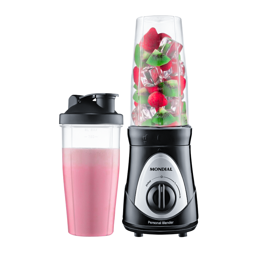 La Licuadora Personal Blender es una opción conveniente y versátil para preparar tus batidos y bebidas favoritas de manera rápida y fácil. Con su motor de 300W de potencia y cuchillas de acero inoxidable, esta licuadora te ofrece un rendimiento eficiente para triturar frutas, verduras y otros ingredientes en segundos.

Viene equipada con dos velocidades para que puedas ajustar la potencia de mezclado según tus preferencias y necesidades. Además, los dos vasos de 750ml cada uno te permiten preparar diferentes bebidas al mismo tiempo o almacenarlas para disfrutarlas más tarde.

La Licuadora Personal Blender está diseñada con un sistema de trava de seguridad que garantiza un funcionamiento seguro y evita accidentes durante el proceso de mezclado. Además, su diseño compacto y práctico permite que puedas preparar tu bebida directamente en el vaso y tomarla sobre la marcha, sin necesidad de transferirla a otro recipiente.

Con la Licuadora Personal Blender, podrás disfrutar de batidos saludables, smoothies y otras deliciosas bebidas de manera rápida y conveniente, en cualquier momento y lugar. Es perfecta para aquellos que llevan un estilo de vida activo y buscan una forma fácil de incorporar nutrientes en su dieta diaria. DG-01