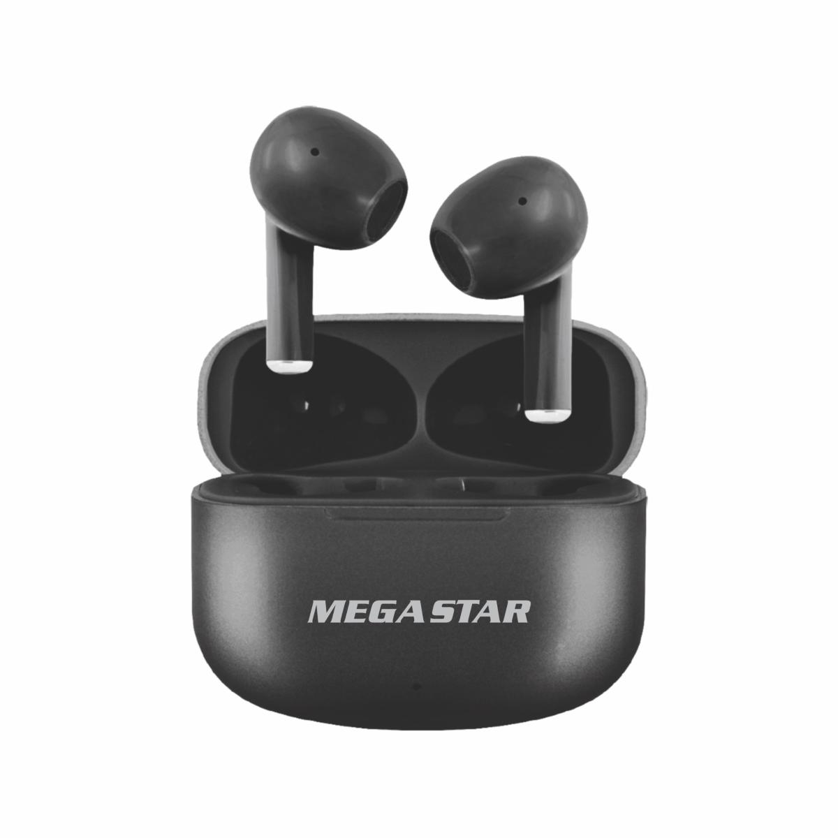 - Bluetooth 5.0
- Alcance inalámbrico 10M
- Sonido estéreo
- Diámetro altavoz: 10mm
- Rango de frecuencia 20Hz/20kHz
- Alimentación DC 5V 1A
- Entrada de carga tipo C
- Batería del estuche 180mAh
- Batería del auricular 30mAh
- Tiempo de uso 3H 
- Tiempo de carga 1,5H
- Micrófono incorporado
- Estuche cargador