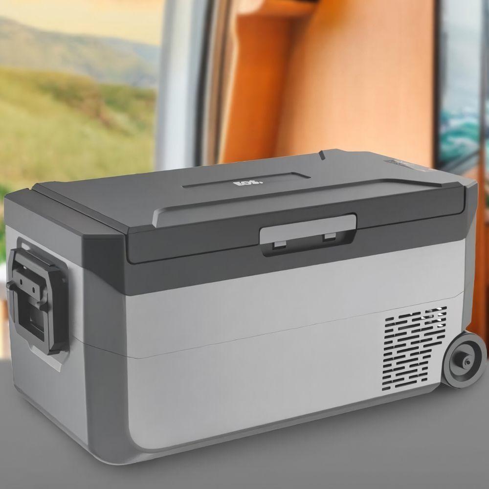 - Capacidad: 45L
- Pantalla digital: Táctil
- Manija: Para transporte seguro
- Temperatura regulable: -20°C~20°C
- Sistema de refrigeración: Compresor
- Tipo de gas: R134a