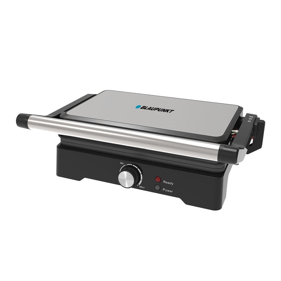 Lleva tus comidas al siguiente nivel con el Panini Grill 1500W! Ideal para preparar paninis, sándwiches, carnes, vegetales y mucho más de manera rápida y saludable.

CARACTERÍSTICAS:

 Diseño de alta calidad.
 Fácil limpieza.
 Fácil de usar con luces indicadoras.
 Acero inoxidable.
 Parrilla antiadherente.
 Con bandeja profunda que recoge el exceso de aceite.
 230 V—50 Hz 1500 W.
Control de temperatura ajustable para obtener el punto perfecto en cada preparación.

MEDIDAS DEL PRODUCTO 
- ANCHO: 32 CM
- ALTURA: 11 CM
- FONDO: 28 CM
Es un electrodoméstico multiuso que te permite ahorrar tiempo, espacio y energía, ya que funciona como grill de contacto.