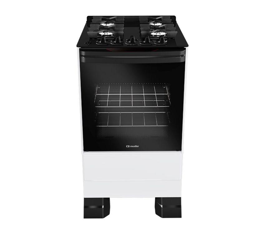 Dimensiones externas (cm): A:91 x L:48,5 x P:62
Dimensiones del embalaje (cm): A:93,5 x L:51,5 x P:64
Tipo del gas: GLP (Convertible para GN)
Peso del producto: 23 Kg
Peso do produto embalado: Peso del producto empaquetado:25,3 Kg
color: Negro Mate

Acabado del interior del horno: Total Clean
Capacidad del horno: 48,1 litros
Dimensiones internas del horno (cm): A:30,5 x L:38 x P:41,5
Tipo de encendido: Encendido automático total, en la mesa y en el horno
02 quemadores de familia: 2000 watts de potencia
02 quemadores médios: 1700 watts de potência
Potencia del quemador del horno: 2100 watts de potência
Luz en el horno: Si. La lámpara no acompaña el producto
Rejillas del horno: Dos rejillas ajustables
Clasificación eficiencia energetica
A en la mesa y en el horno
Tensión: Bivolt