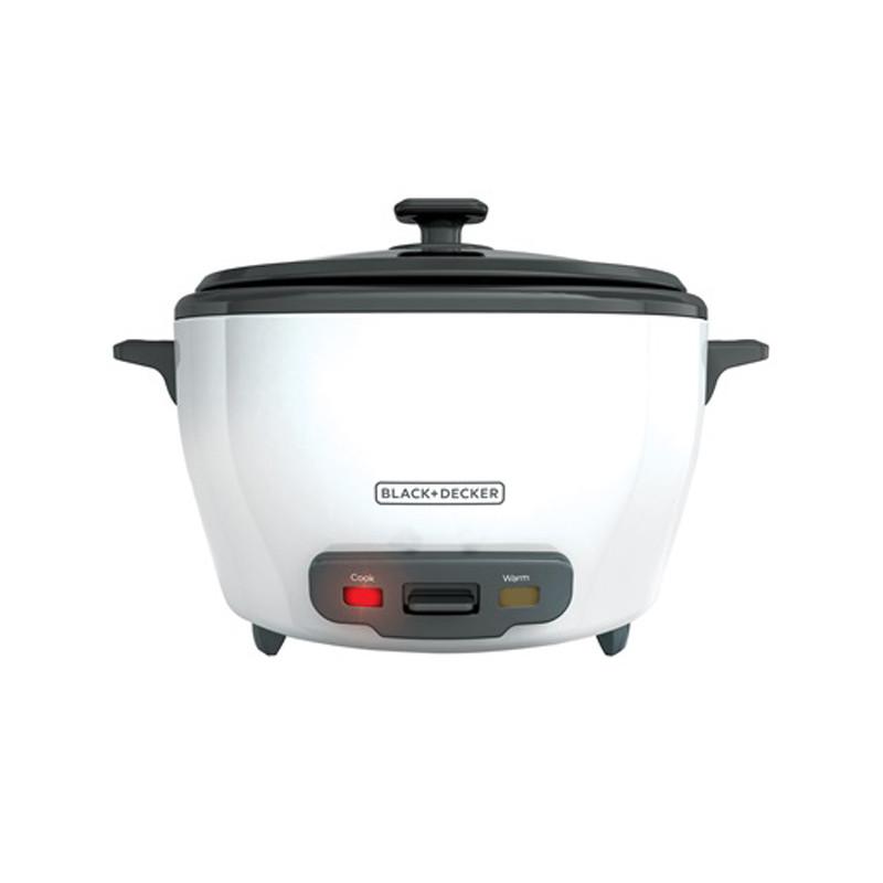 - La Olla Arrocera Eléctrica Black & Decker RC5225 es un electrodoméstico multiusos ideal para preparar arroz y otras recetas al vapor. 
- Con una capacidad de 5 litros, puede cocinar hasta 22 tazas de arroz cocido o 11 tazas de arroz crudo, lo que la hace perfecta para familias grandes. 
- Además, cuenta con un recipiente antiadherente que facilita la limpieza, función de mantener los alimentos calientes y una tapa de vidrio templado para monitorear el proceso de cocción. 
- Incluye útiles accesorios como una taza medidora, una cuchara para servir y una cesta para cocinar al vapor.