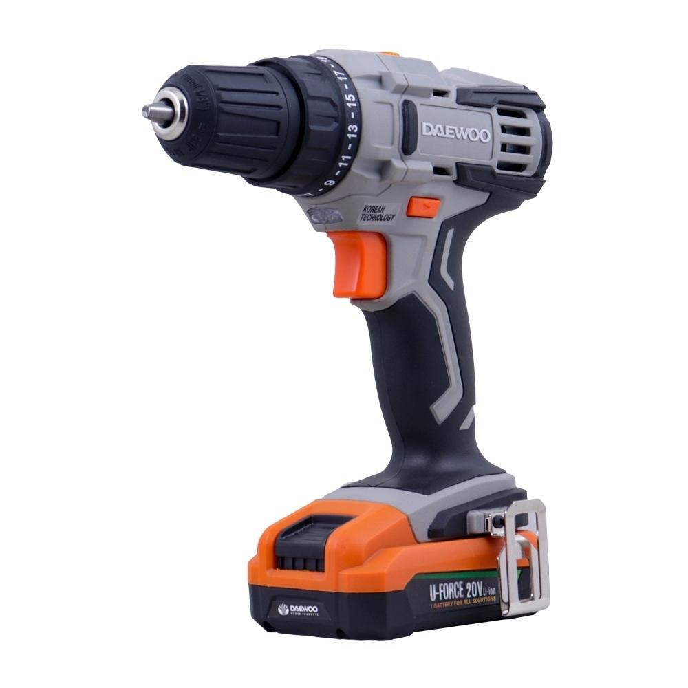 Marca	DAEWOO
Tipo de Producto	ATORNILLADOR A BATERIA
Velocidad Máxima	1300 rpm