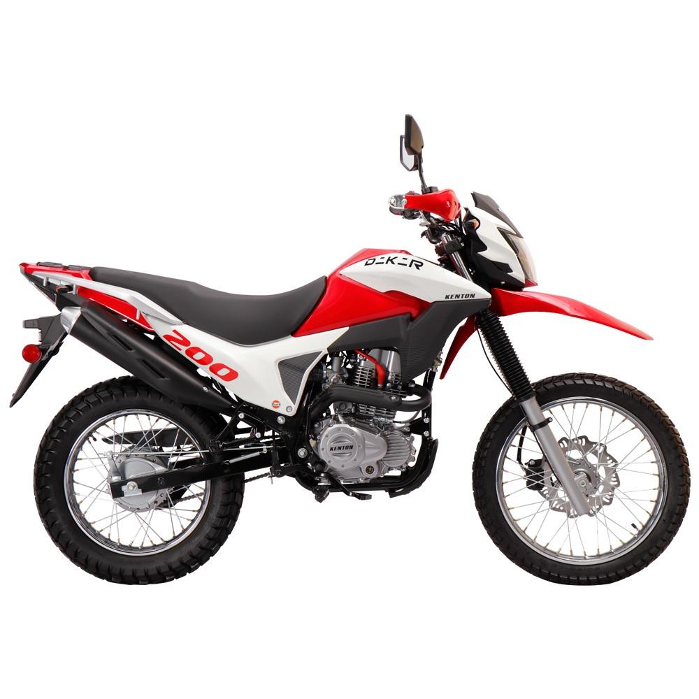 MOTOCICLETA TRAIL KENTON DKR 200 NEGRO CHASIS: 9PAACBBA2TA00
Marca: KENTON
Tipo de Producto: MOTOCICLETA
Tipo de Motor: MOTOR OHV 200CC CON DISTRIBUCIÓN A CADENA, 4 TIEMPOS, MONO CILÍNDRICO, CON BALANCEADOR INTERNO, REFRIGERADO POR AIRE.
Tipo de cambio en caja: MECÁNICA
Alimentación: CARBURADOR
Neumático Delantero: 90/90-19
Neumático Trasero: 120/90-17
Tipo de Moto: TRAIL
Cilindrada: 200 CC
Altura de Asiento: 888 MM
Freno delantero: DISCO
Freno trasero: TAMBO R
Potencia: 18.4 HP
Volumen Tanque de Combustible: 12 LITROS
Volumen Tanque de Aceite: 1 LITRO
Tipo de Combustible: NAFTA
Sistema de arranque: ELÉCTRICO/PEDAL
Ancho: 855 MM
Largo: 2078 MM
Altura: 1200 MM