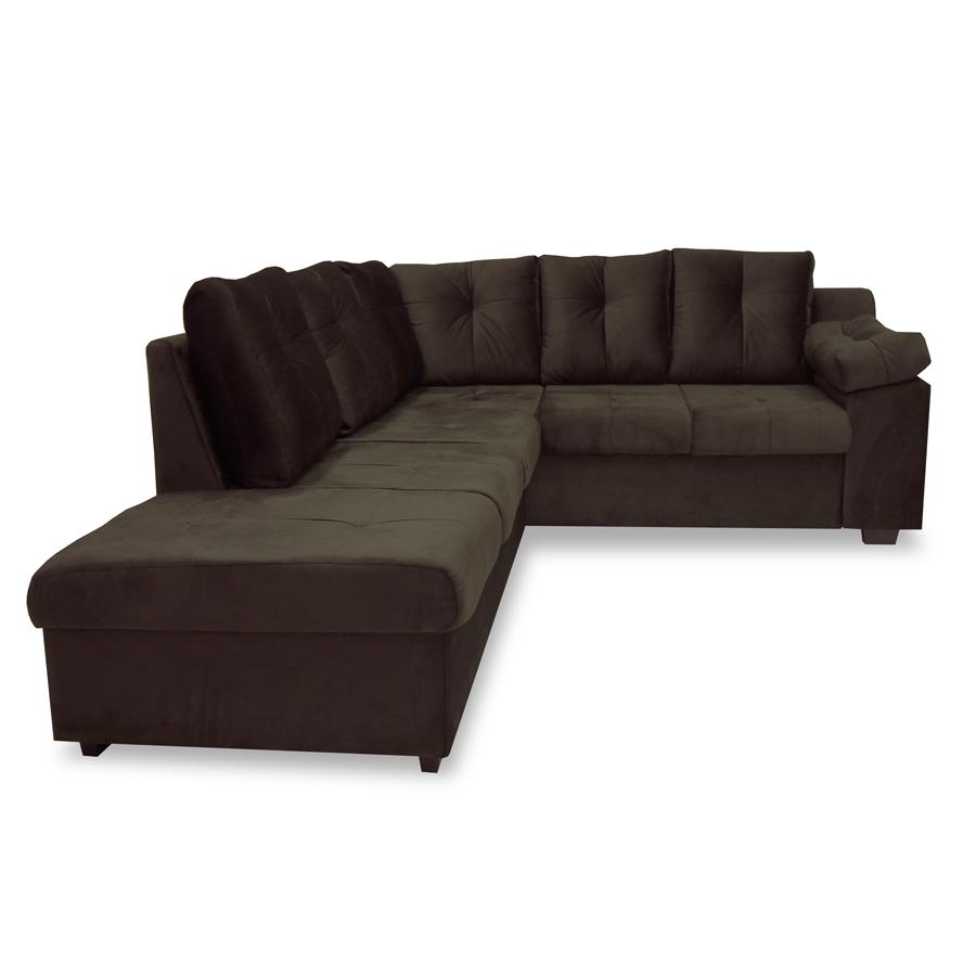 - Sofá 3×2 esquinero
- Hecho con estructura de eucalipto reforestado
- Cuenta con precinta italiana en la sustención
- Almohadas sueltas rellenas de espuma siliconada
- Detalle en la costura
- Patás de plástico
- Dimensiones Largo 2,38/2,08 x 0,90 de alto x 0,80 de ancho
- Asiento 0,53 m