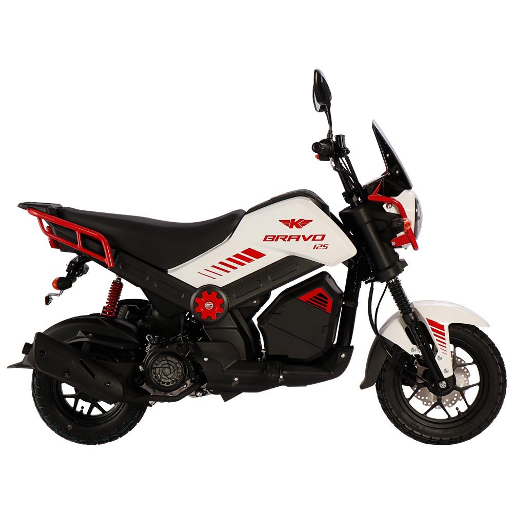 Marca: KENTON
Tipo de Producto: MOTOCICLETA
Tipo de Motor: MONOCILÍNDRICO, 4 TIEMPOS, REFRIGERADO POR AIRE
Tipo de cambio en caja: AUTOMATICA
Alimentación: CARBURADOR
Neumático Delantero: 90/90 - 12
Neumático Trasero: 3.50 - 10
Tipo de Moto: SCOOTER
Cilindrada: 124.6 CC
Altura de Asiento: 770 MM
Freno delantero: DISCO
Freno trasero: TAMBOR
Potencia: 8.4 HP
Volumen Tanque de Combustible: 9.5 LITROS
Volumen Tanque de Aceite: 1.2 LITROS
Tipo de Combustible: NAFTA
Sistema de arranque: ELÉCTRICO/PEDAL
Ancho: 710 MM
Largo: 1820 MM
Altura: 1070 MM