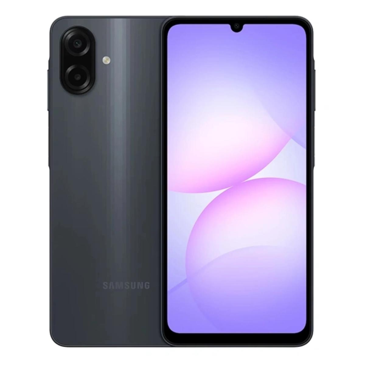 - Modelo: Samsung Galaxy A07 (SM-A075M).
- Memoria: 128GB de almacenamiento interno, 4GB de RAM.
- Pantalla: PLS LCD de 6.7 pulgadas con resolución HD+ y tasa de refresco de 90Hz.
- Procesador: MediaTek Helio G99 (6nm) Octa-Core.